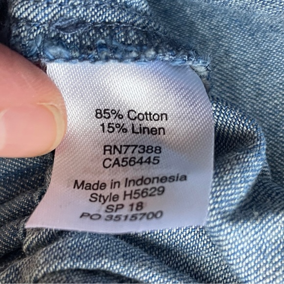 J. Crew Cotton/Linen Blend Cropped Culottes - Picture 8 of 10